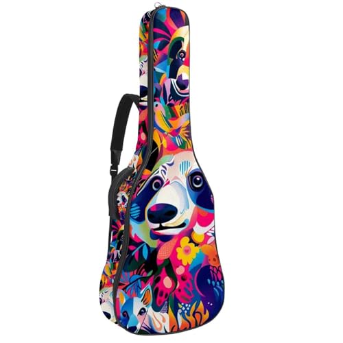 Étui souple pour guitare acoustique 109 cm en tissu Oxford imperméable à motif