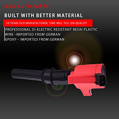 Mck 8 Pcs Racing Ignition Coil Pack + 8 Platinum Spark Plug Compatible With Mercury Ford Lincoln E-150 E-250 F-150 F-250 Explorer Expedition Mustang Navigator Grand Marquis Mountaineer 00-11 Fd503 #TOP2