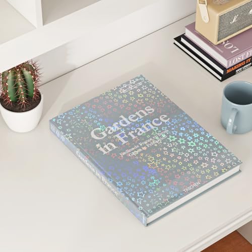Image of Livelynine 15.8x197 Clear Contact Paper Peel and Stick Book Cover Protector Waterproof Holographic Laminate Sheets Stars Self Adhesive Contact Paper for Crafts Classroom Books Posters Stickers Photos