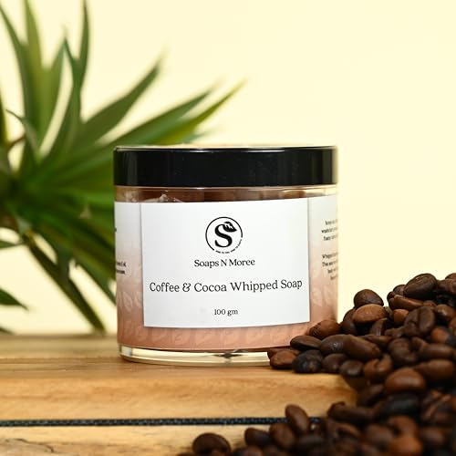 Image of Coffee Whipped Soap for Cleansing | Creamy Bath soap for Smooth & Refreshing Skin | Helps Cleanse, Soft Texture, Hydrating Even Tone | Daily Bathing Bars for Moisturized & Nourished Skin