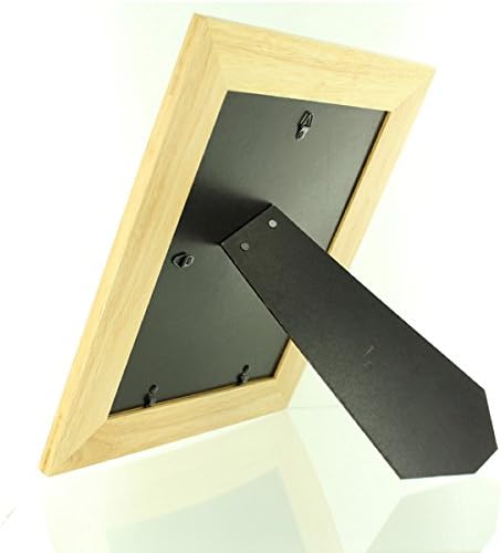 SHOP AWARDS AND GIFTS Wooden Picture Frame for Family Photo, Wedding, Birthday, Anniversary, Alderwood, Holds 8 x 10 Inch Photograph, 11-1/2 x 13-1/2 Inch, Plain