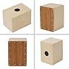 Musician's Traveling Cajon Box Drum, Portable Hand Drum for Performances (Brown) #3