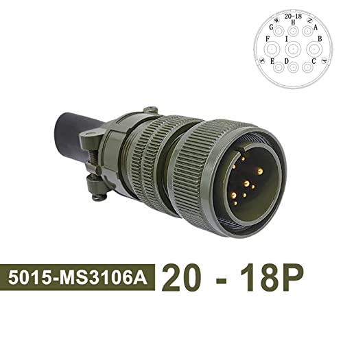 Conector MIL-C enchufe MS3106 para cableado de motores 5015 3