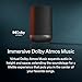 Denon Home 200 Lautsprecher Wireless Lautsprecher mit Stereo und 3D Dolby Atmos Music Home Audio Device HEOS Multiroom Music Control Wi-Fi Bluetooth AirPlay 2 Holzkohle