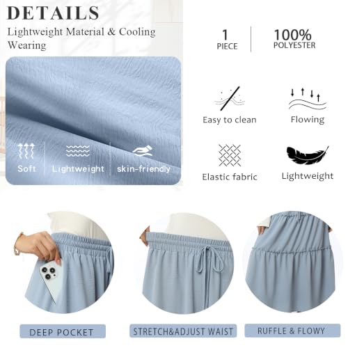 Image of POPYOUNG Women's Dress Fall Outfits Casual Midi Sundress