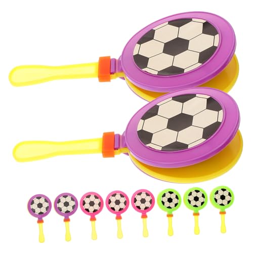 ifundom 10 Stück Teiliges Plastik Handklatscher Lautes Klatschen und Anfeuern Leichte Sichere Fußball Fanartikel für Partys Feiern Sportveranstaltungen und Schulaktivitäten