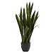 Nearly Natural 4855 35in. Sansevieria with Black Planter