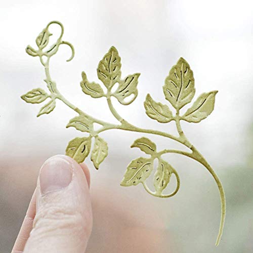 Leaves Flower Metal Die Cuts,Srping Leaf Flower Cutting Dies Cut Stencils For Diy Scrapbooking Album Decorative Embossing Paper Dies For Festival Card Making #TOP3