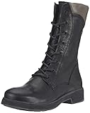 Reparaturfähigkeit THINK! Damen COGITA chromfrei gegerbte nachhaltige Stiefelette, 0000 SCHWARZ/Kombi, 39 EU