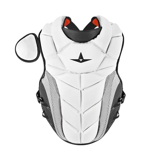 All-Star Adult PHX Paige Halstead Fastpitch Softball Chest Protector (Medium) White/Black