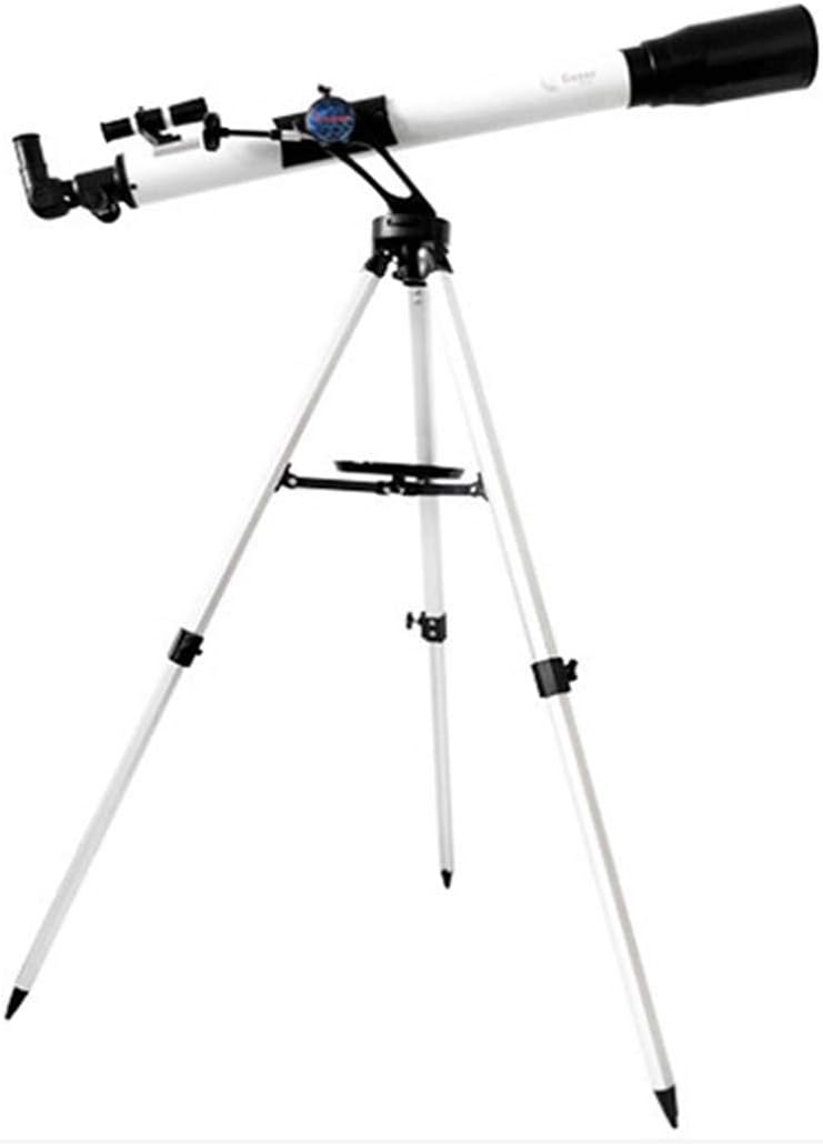 Portable Refractor SG70900 Telescope – Fully Coated Glass Optics - Ideal Telescope for Beginners, 450 Times, White