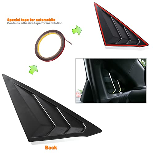 Thenice Window Louvers for Honda Civic Sedan 2022-2026 -Matt Black by Thenice - Used condition - Image 6