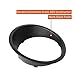 Hooke Road Matte Black Headlight Bezels Headlight Cover Trim for 2007-2015 Jeep Wrangler JK & Wrangler Unlimited