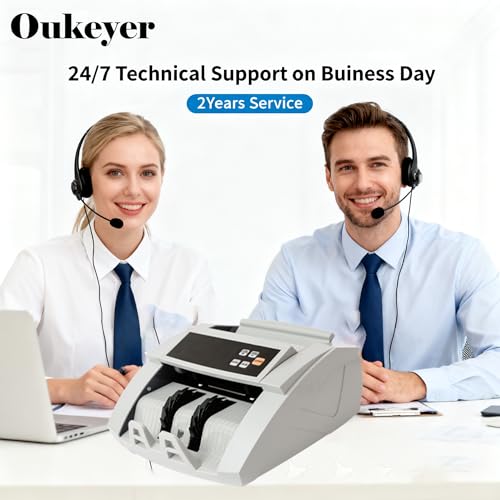 H-A16 Bill Counter Money Counter Machine – Batch Mode, Banknote Counter with LCD Display, UV/MG/IR Detection, Value Count/Add+Single Value Mode, 1100 Pcs/Mins, USD Only