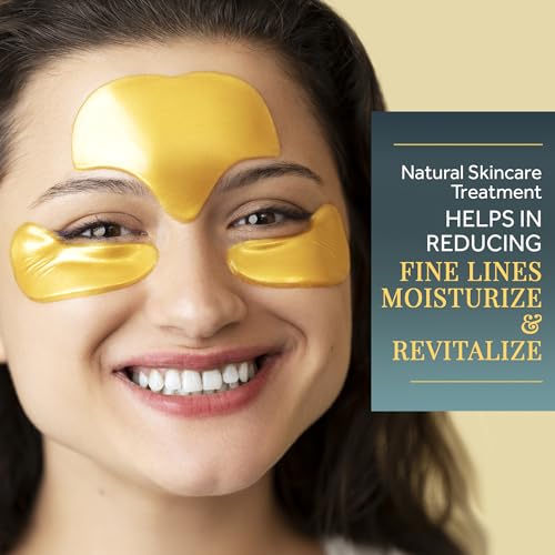 Forehead and Under Eye Wrinkle Patches for Face - Collagen, Hyaluronic Acid and Vitamin A Skin Pads - Forehead Line Remover Wrinkle Eye Patch Set - 52 Golden Sachets - Image 7