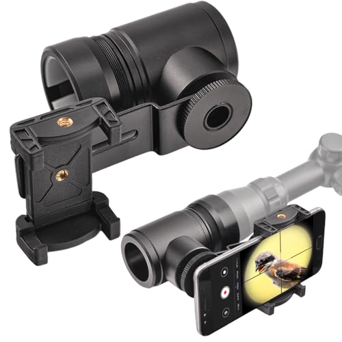 Adaptateur de caméra smartphone entièrement en aluminium rigide pour lunette de tir