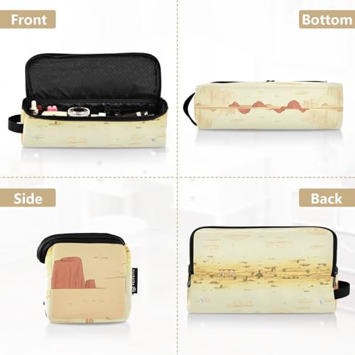 Bolsa de viaje para herramientas de cabello con tapete resistente al calor desmontable impermeable para planchas, rizadores y accesorios de cabello miniatura 5