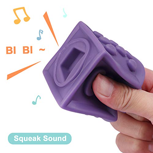 Ownone 1 Baby Soft Blocks, 16Pcs Stacking Building Blocks, Teething & Squeezing Toys For Babies, Cube Blocks With Numbers Animals Fruits, Soft Toys For Babies Infants Toddlers Age 6 To 12 Months Up #TOP6