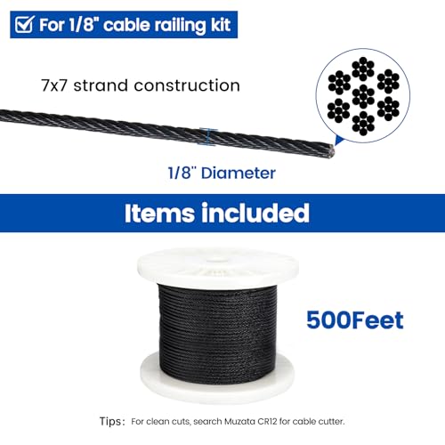 image for Muzata 500 ft 1/8
