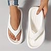 Arch Support Flip Flops for Women Plantar Fasciitis Orthopedic Sandals Platform Walking Cloud Sliders Super Soft Summer Beach Sandals Non-Slip Thong Walking Slippers #4