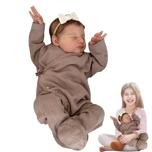 endormie Reborn - s recién nacidos de silicona de 19 pulgadas para,niña dulce recién nacida que busca simulación real con ropa, mejor juguete de cumpleaños para niñas regalo