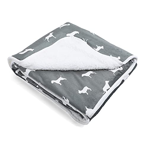 LUCKITTY Double Thickening Small Dog Blanket,Super Soft Warm Sherpa Fleece Plush Washable Cat Pet Throws for Couch, Car… - Image 5