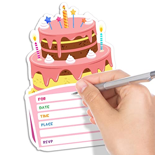 30 Birthday Party Invitations With Envelopes, Kids Birthday Party Invitations For Girls #TOP2