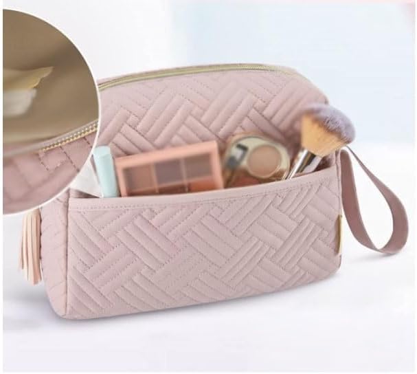 New Large Capacity, Practical, Portable, Travel, Makeup Bag, Net-red Cotton Washings Storage image 4