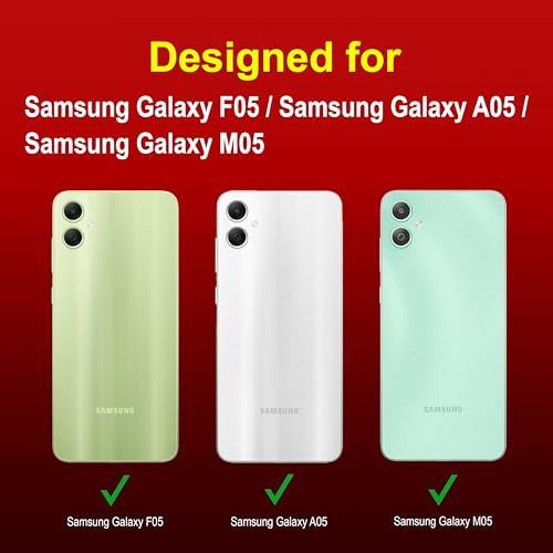 Image of Zapcase Back Case Cover for Samsung Galaxy F05 | Compatible for Samsung Galaxy F05 Back Cover | Liquid Silicon Magic Case with Camera Protection | Red