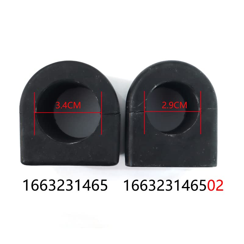Amazon.com: 2Pcs Front Sway Bar Bushing 1663231465 Compatible for