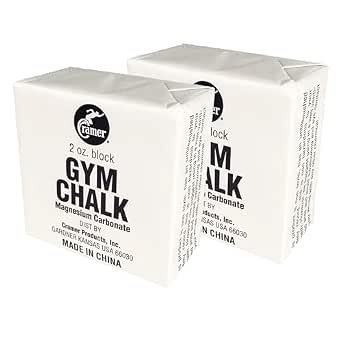 15 Best Premium Gym Chalks for Better Grip and Performance in 2026 15 Cramer Gym Chalk Block, 2-Pack of 2 oz, Magnesium Carbonate for Powerlifting, Rock Climbing, Gymnastics, Crossfit, Weightlifting & Bouldering