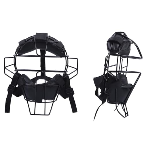 Generic - de Baseball Adulte - Casque de Receveur de Protection réglable, de Baseball en Acier Creux léger | Sportif de Confort avec Une Vision Large, Un équipement d'arbitre athlétique
