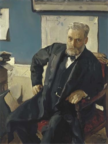 Peinture Décorative Emmanuel Nobel Serov Toile Idéale pour Salon et Bureau