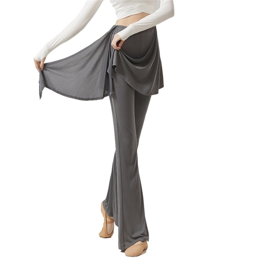 Pantalon évasé danse moderne femmes jambes larges yoga fluide