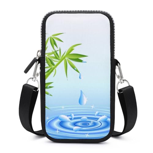 Pochette téléphone portable femme avec portefeuille intégré pour grand smartphone