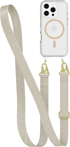 Coque iPhone 16 Pro MagSafe tech21 EvoCrystal antichoc cordon amovible