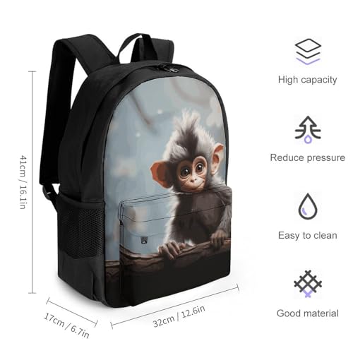 Mochila ligera deportiva casual para senderismo y viajes miniatura 2