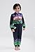 Monster Jam Grave Digger Toddler Boys French Terry Racing Zip Up Coverall Black/Purple 4T