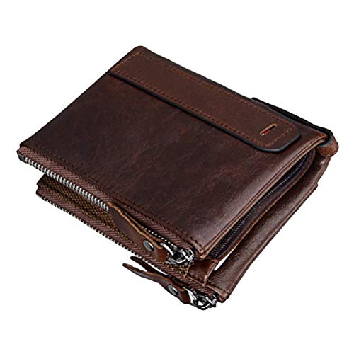 Portefeuille homme cuir marron idéal pour voyager bien organisé