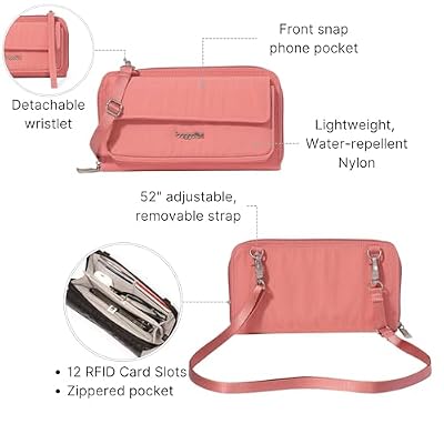Baggallini womens Rfid Phone Wallet Crossbody