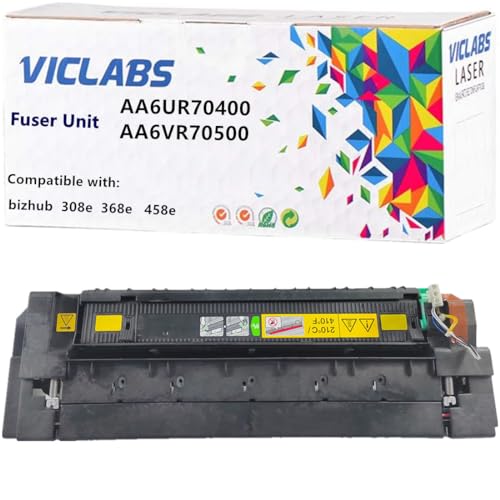 VicLabs AA6UR70400 fuser Unit Replacement for Konica Minolta AA6UR70400 AA6VR70500 fuser Unit for use in Konica Minolta bizhub 308e 368e 458e Printers,110V (1- Pack)