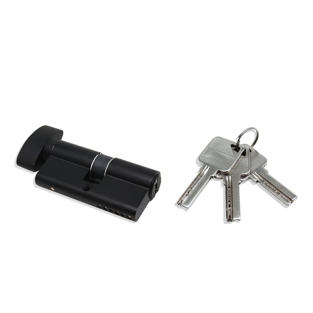 Volo 90MM Brass Cylinder with 3 Brass Computerised Keys, Suitable for CY Mortise Lock Set. (Color : Black) (B0CS6THWFZ) Amazon Price History, Amazon Price Tracker