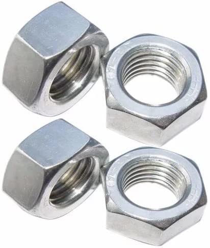 Gitachi 12mmx1.75 Left Thread Hex Nut Fastener 4 pcs