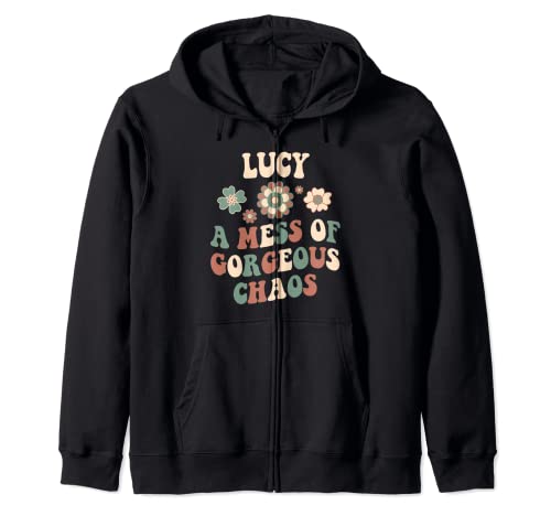 LUCY - Camiseta con nombre personalizado Sudadera con Capucha