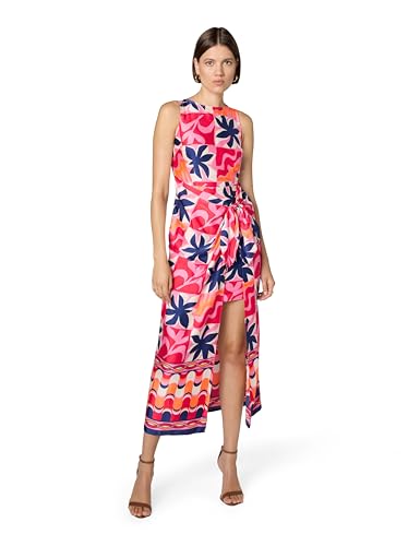 Donna Morgan Floral Midi Wrap Women-Versatile Summer, Beach Donna Morgan Floral Midi Wrap Women-Versatile Summer, Beach