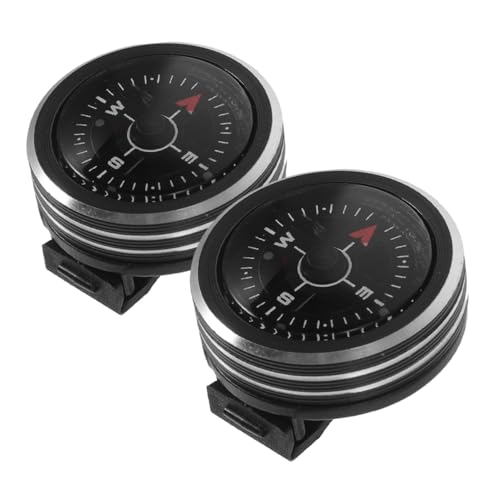 POPETPOP 2pcs Brújula de Pulsera Desmontable Portátil miniatura 1