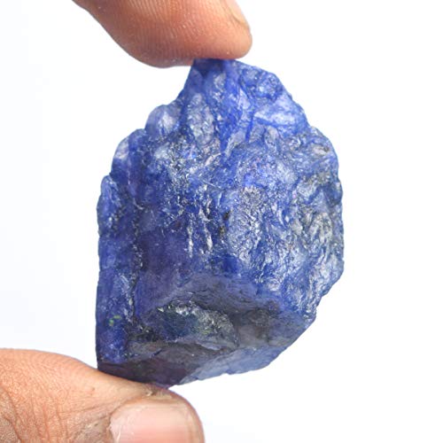 Gemhub Natural Raw Rough Gemstone 87.00 Ct Rare Blue Sapphire Loose Gemstone For Reiki And Energy Crystal #TOP3