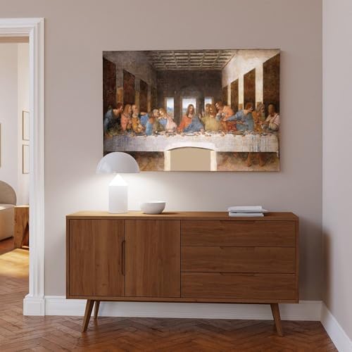 Cadre à suspendre La Cène Leonardo Da Vinci impression sur toile de qualité