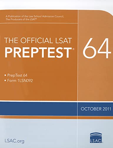 The Official LSAT Preptest 64: October 2011
