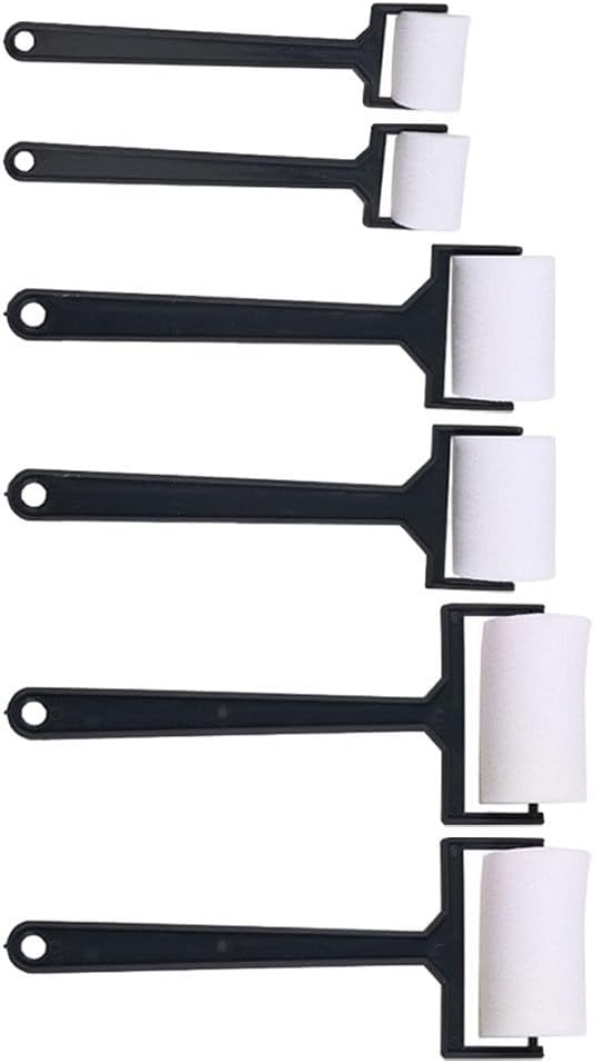 Foam Brushes, Sponge Roller Brush Set for Children Art Craft Tools, School Painting Supplies, DIY Hobby Decoration Kit with Small Hand Rollers